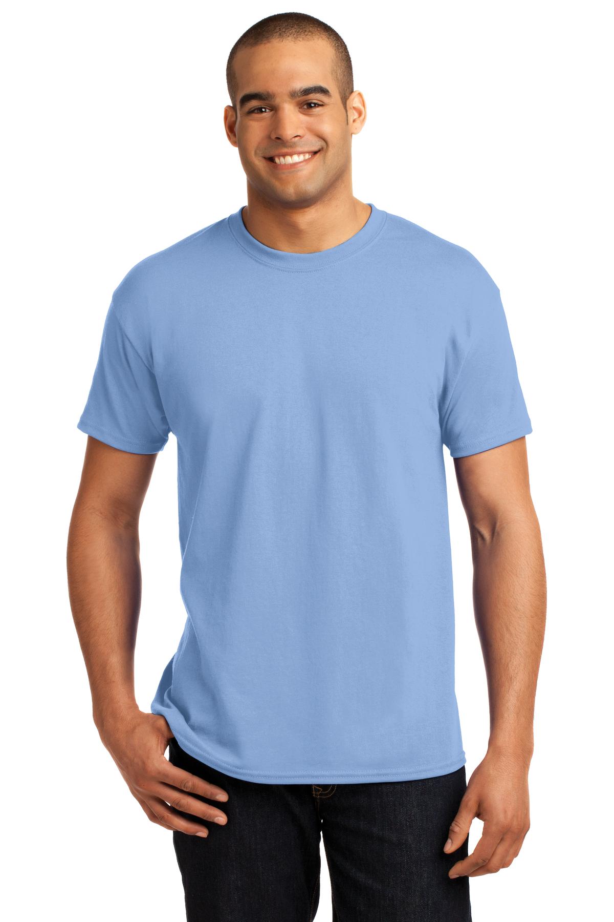 T-Shirts Light Blue Hanes