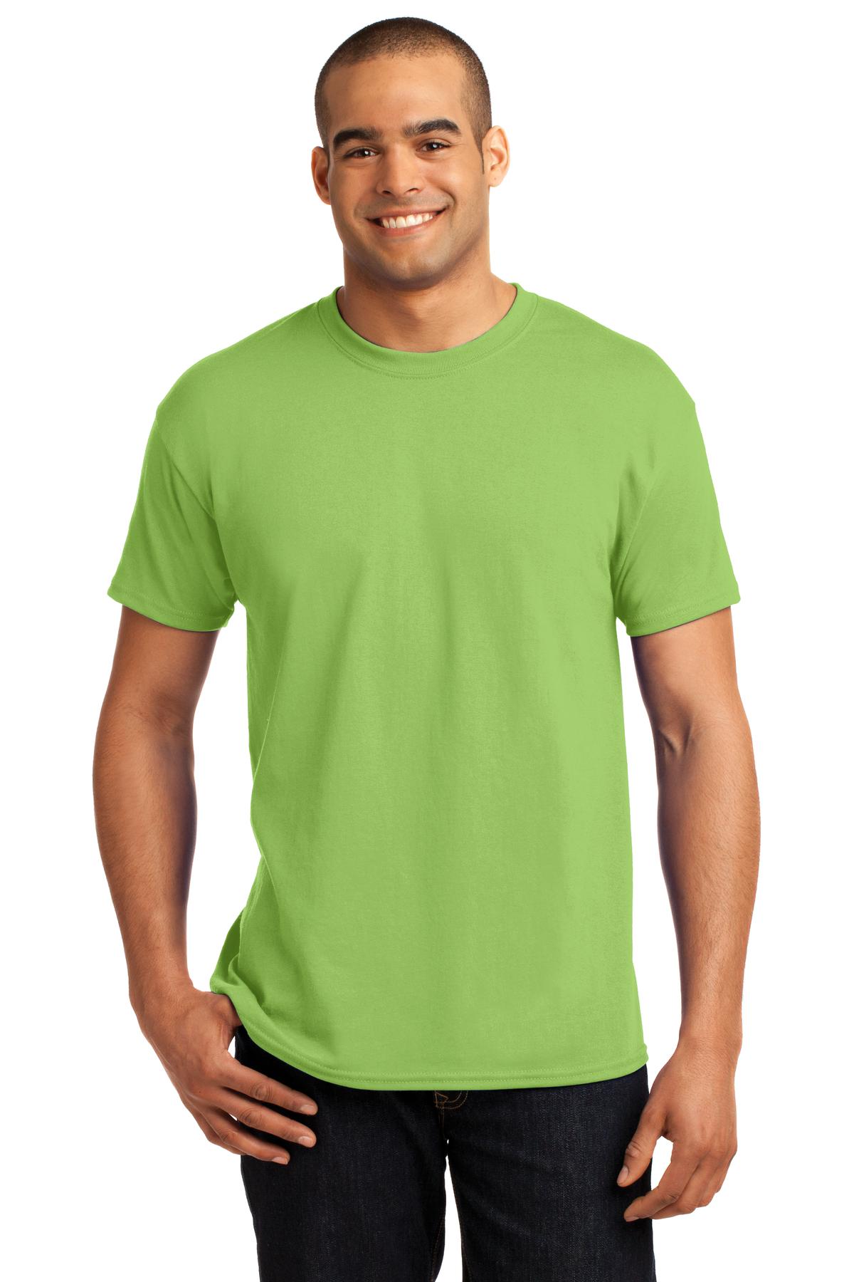 T-Shirts Lime Hanes