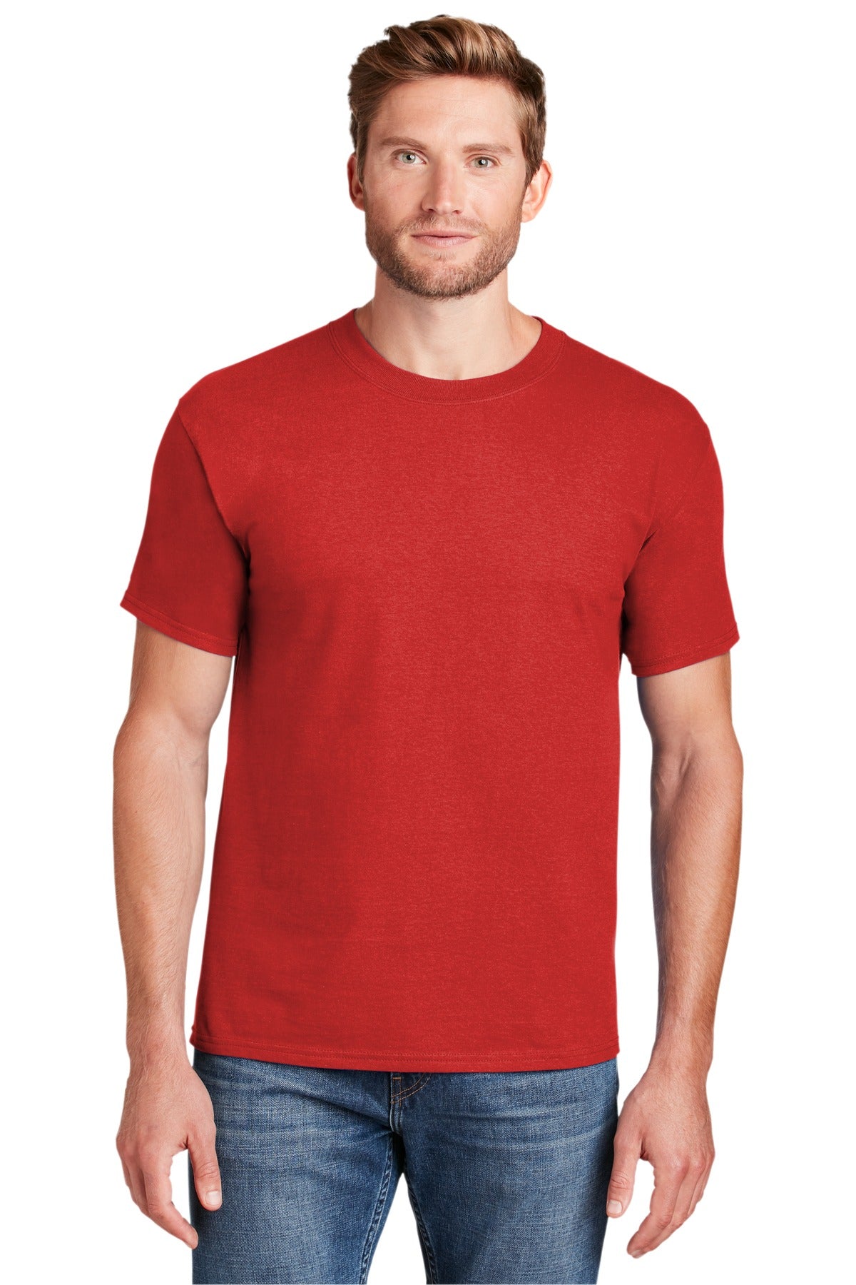 T-Shirts Athletic Red Hanes