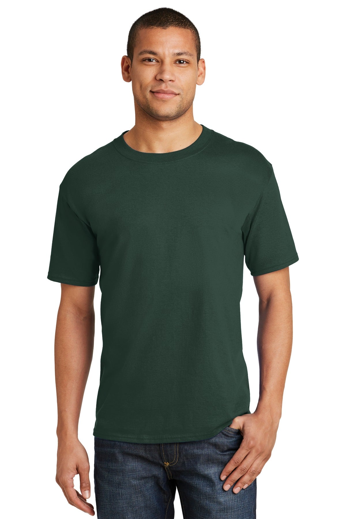 T-Shirts Deep Forest Hanes
