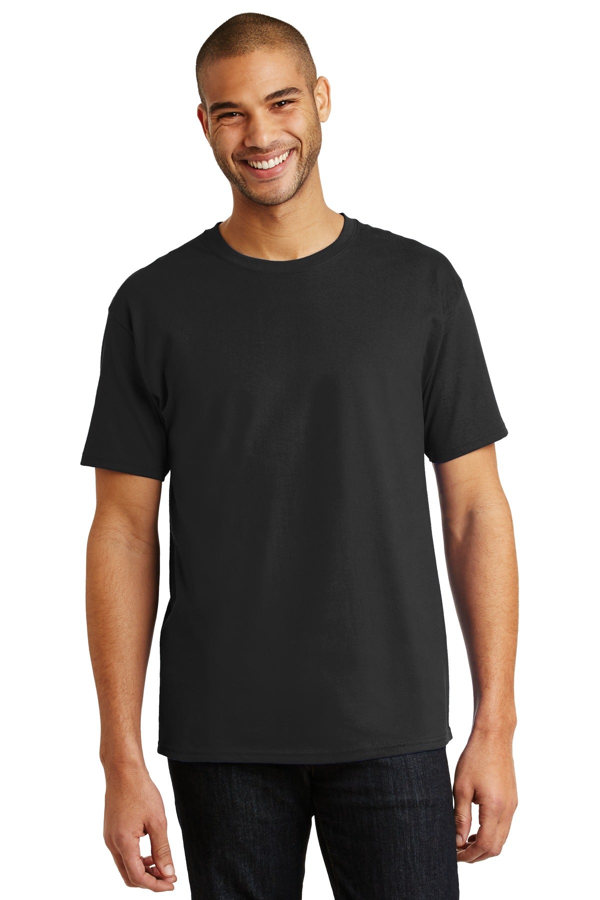 T-Shirts Black Hanes