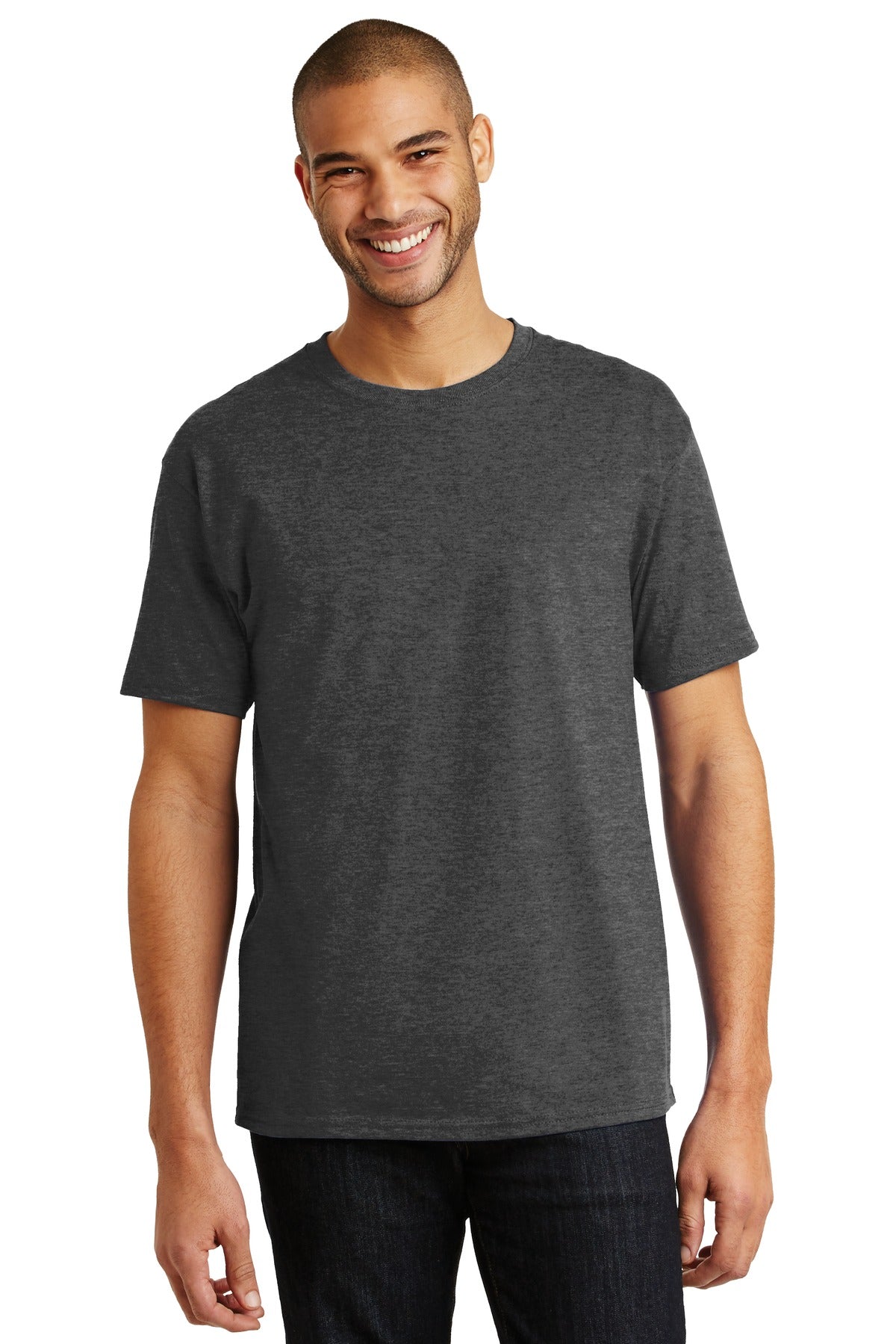 T-Shirts Charcoal Heather* Hanes