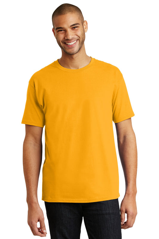 T-Shirts Gold Hanes