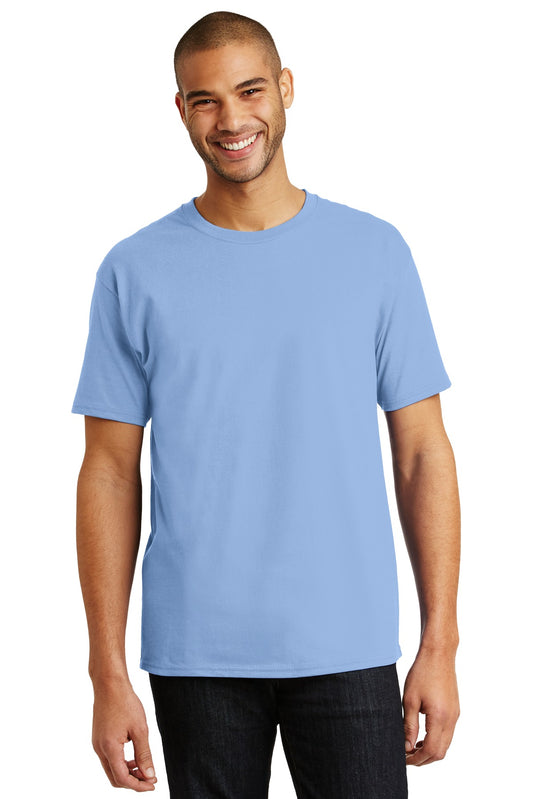 T-Shirts Light Blue Hanes
