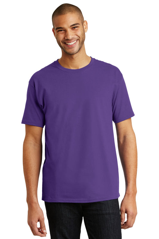 T-Shirts Purple Hanes