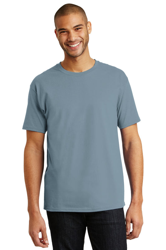 T-Shirts Stonewashed Blue Hanes