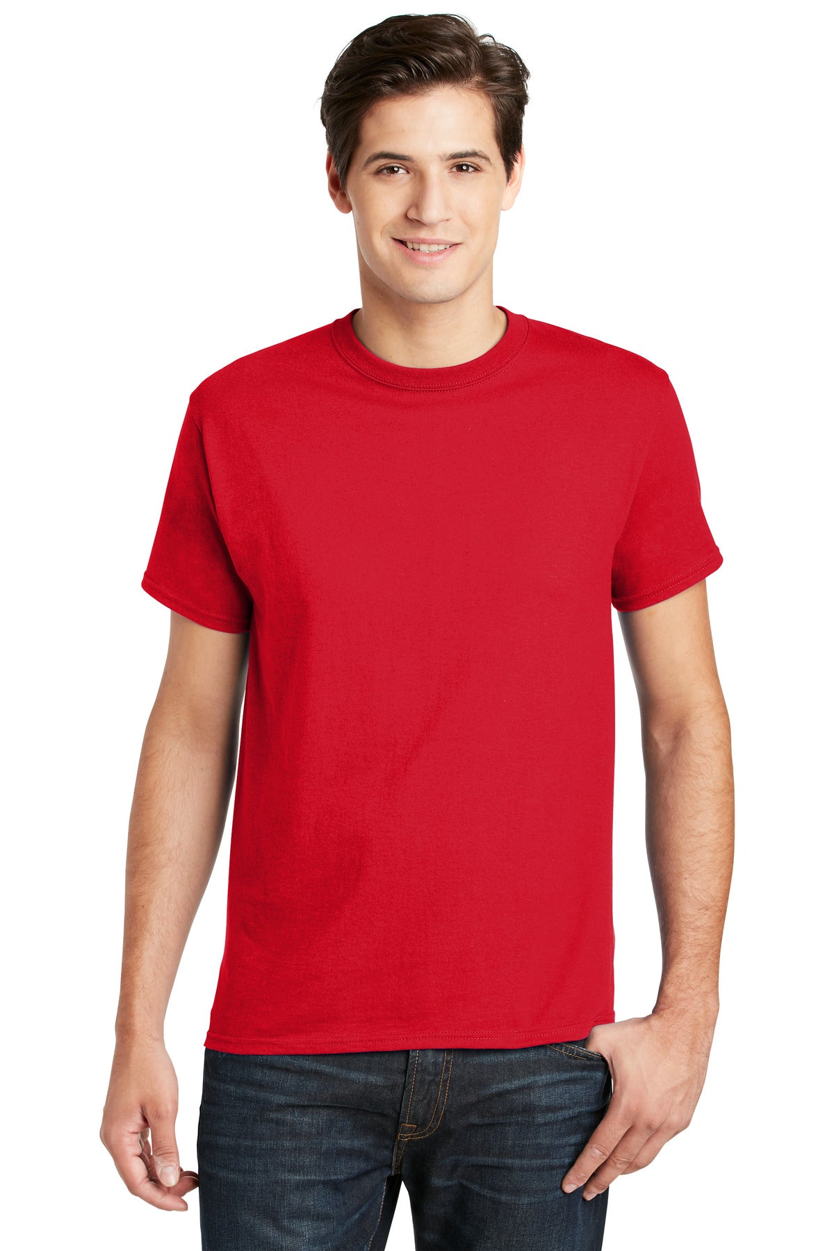 T-Shirts Athletic Red Hanes