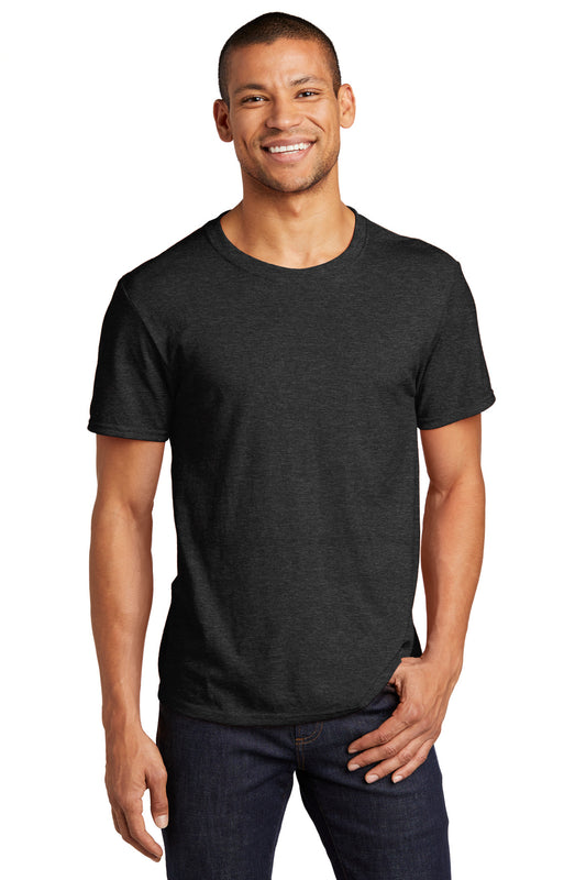 T-Shirts Black Ink Heather Jerzees