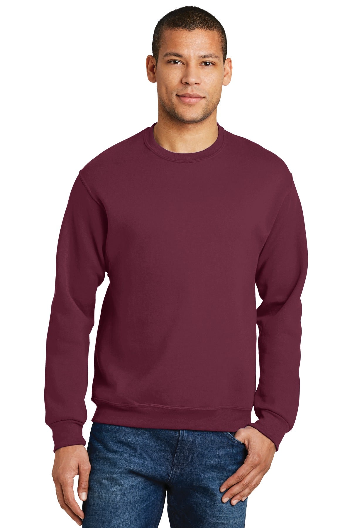 Sweatshirts/Fleece Maroon Jerzees