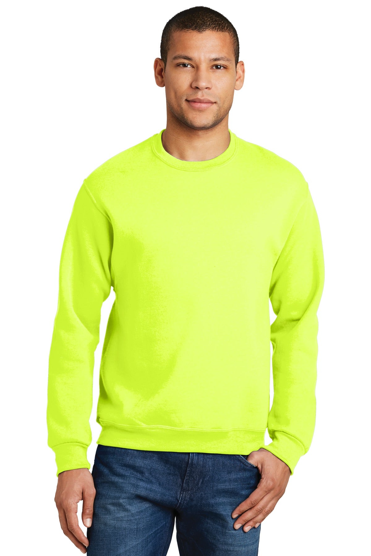 Sweatshirts/Fleece Safety Green Jerzees