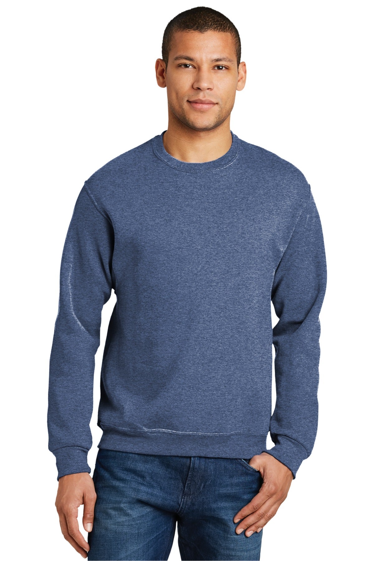Sweatshirts/Fleece Vintage Heather Blue Jerzees