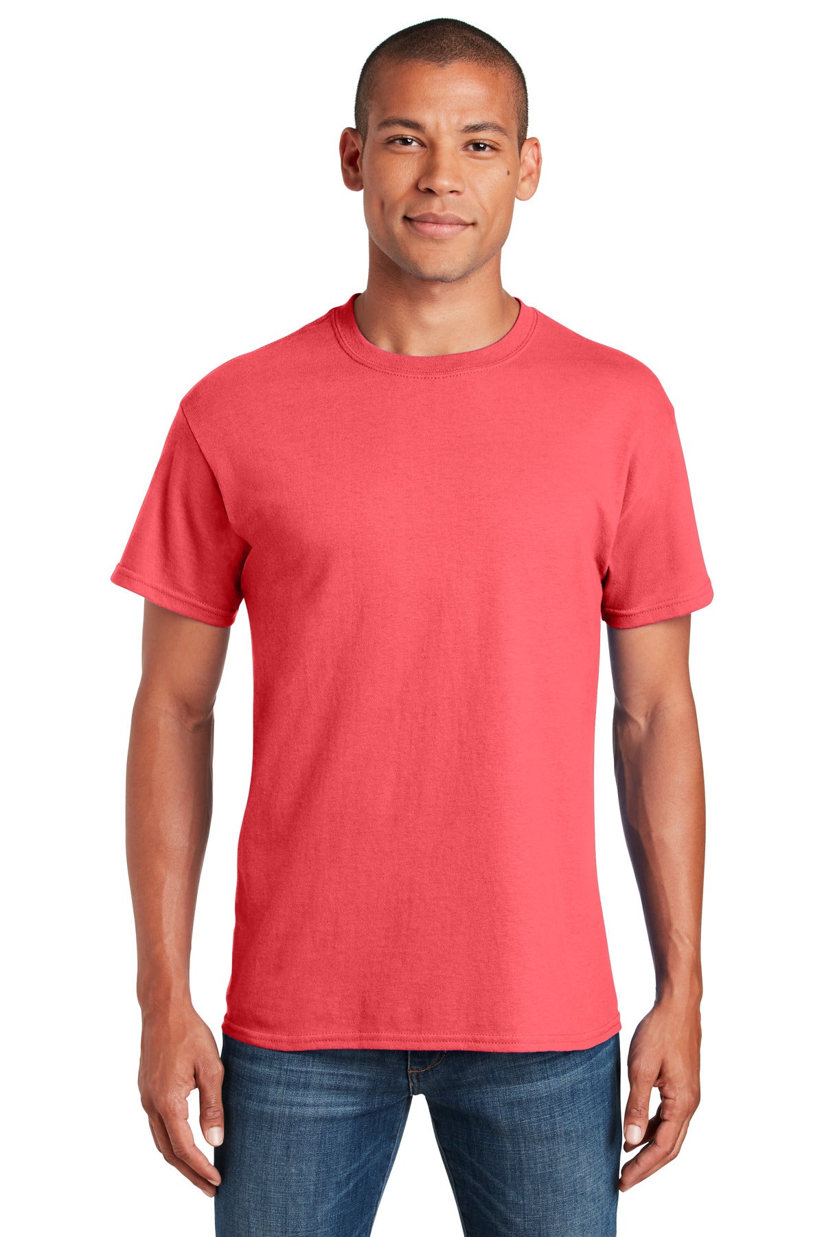 T-Shirts Coral Silk Gildan