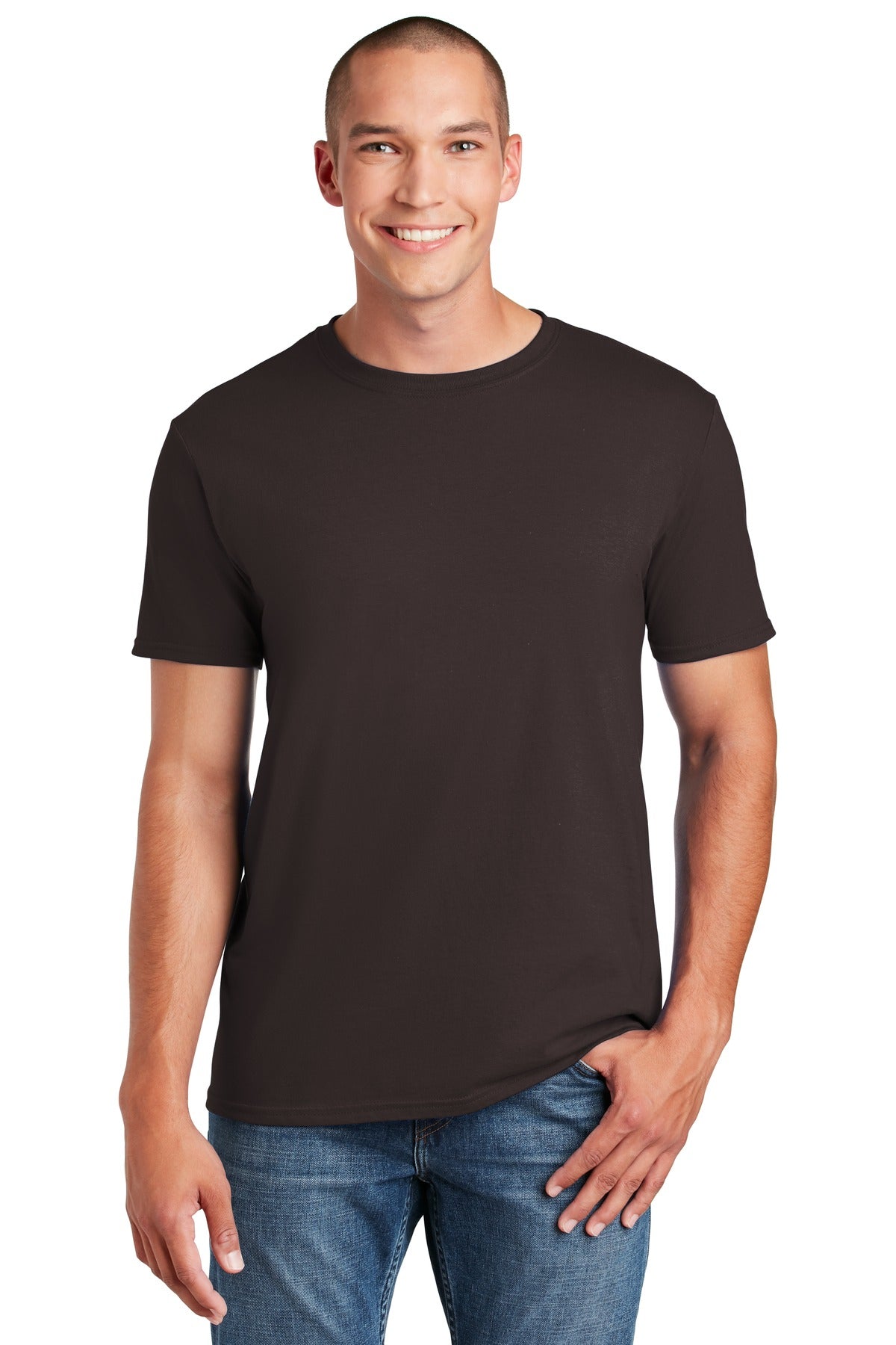 T-Shirts Dark Chocolate Gildan