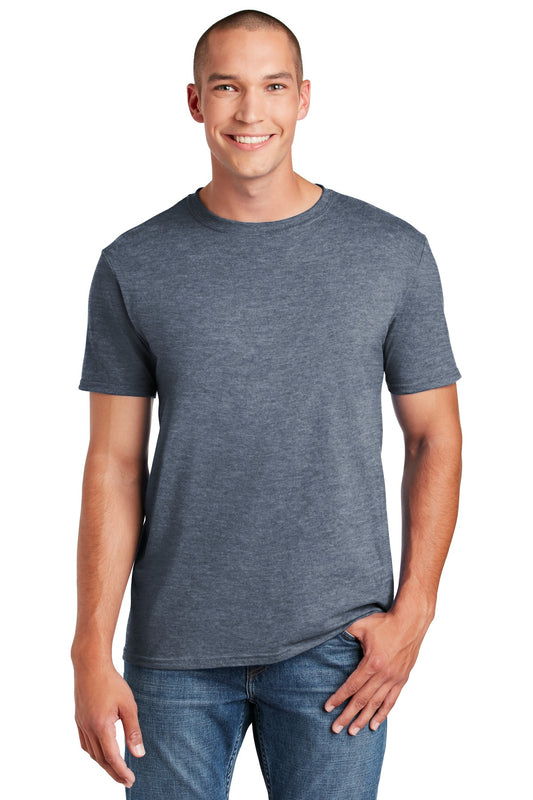 T-Shirts Heather Indigo Gildan