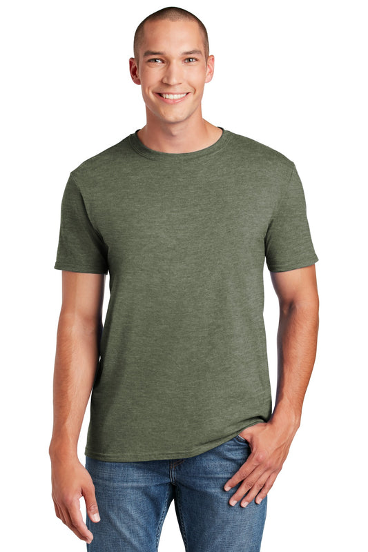 T-Shirts Heather Military Green Gildan