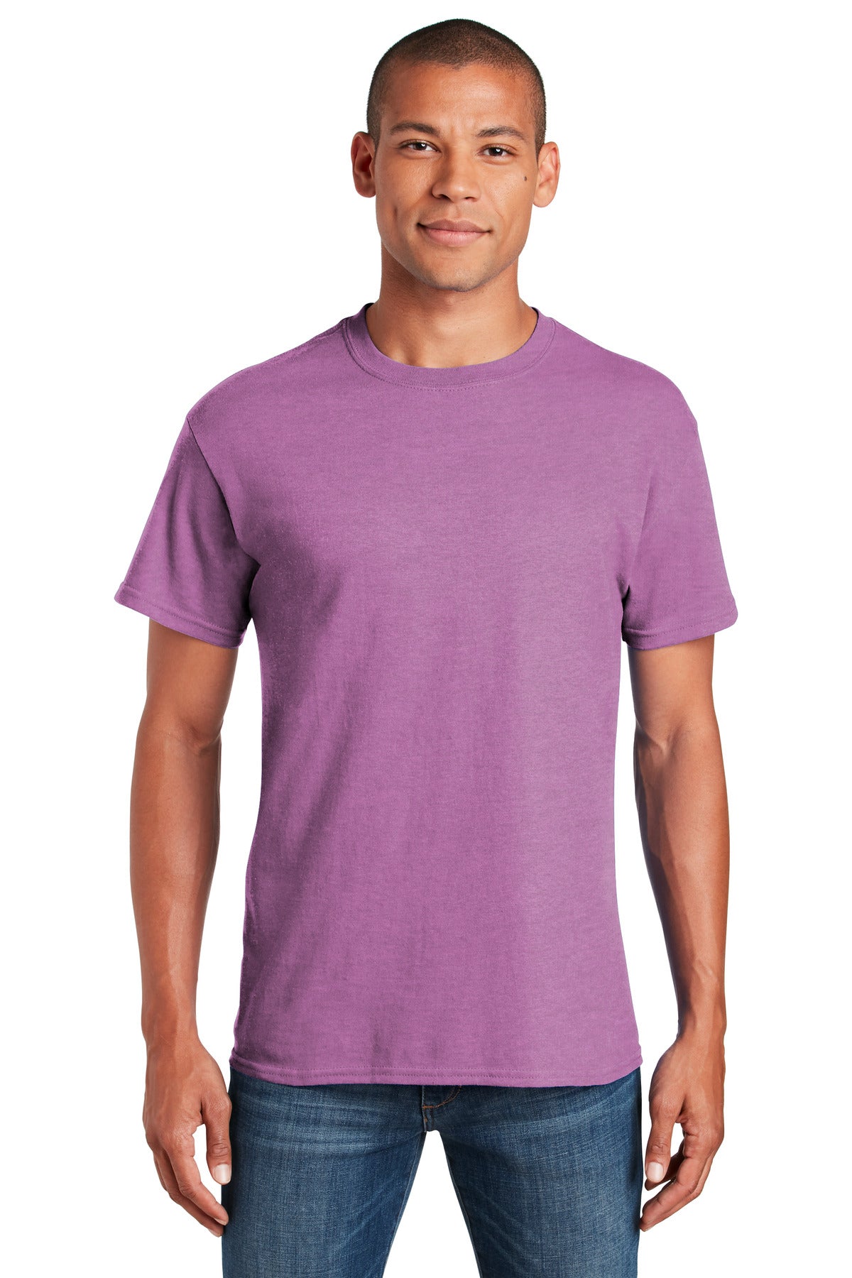 T-Shirts Heather Radiant Orchid Gildan