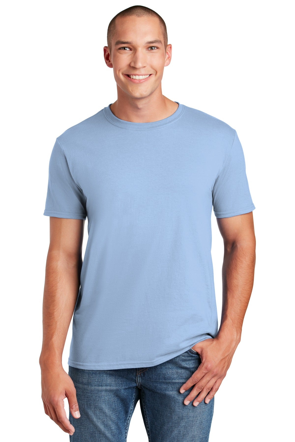 T-Shirts Light Blue Gildan