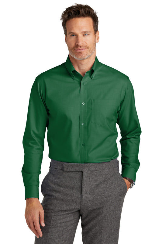 Woven Shirts Club Green Brooks Brothers