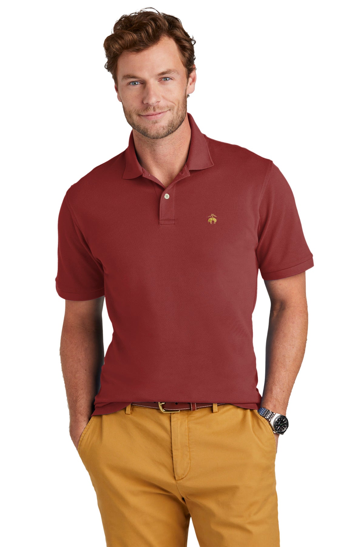 Polos/Knits Rich Red Brooks Brothers