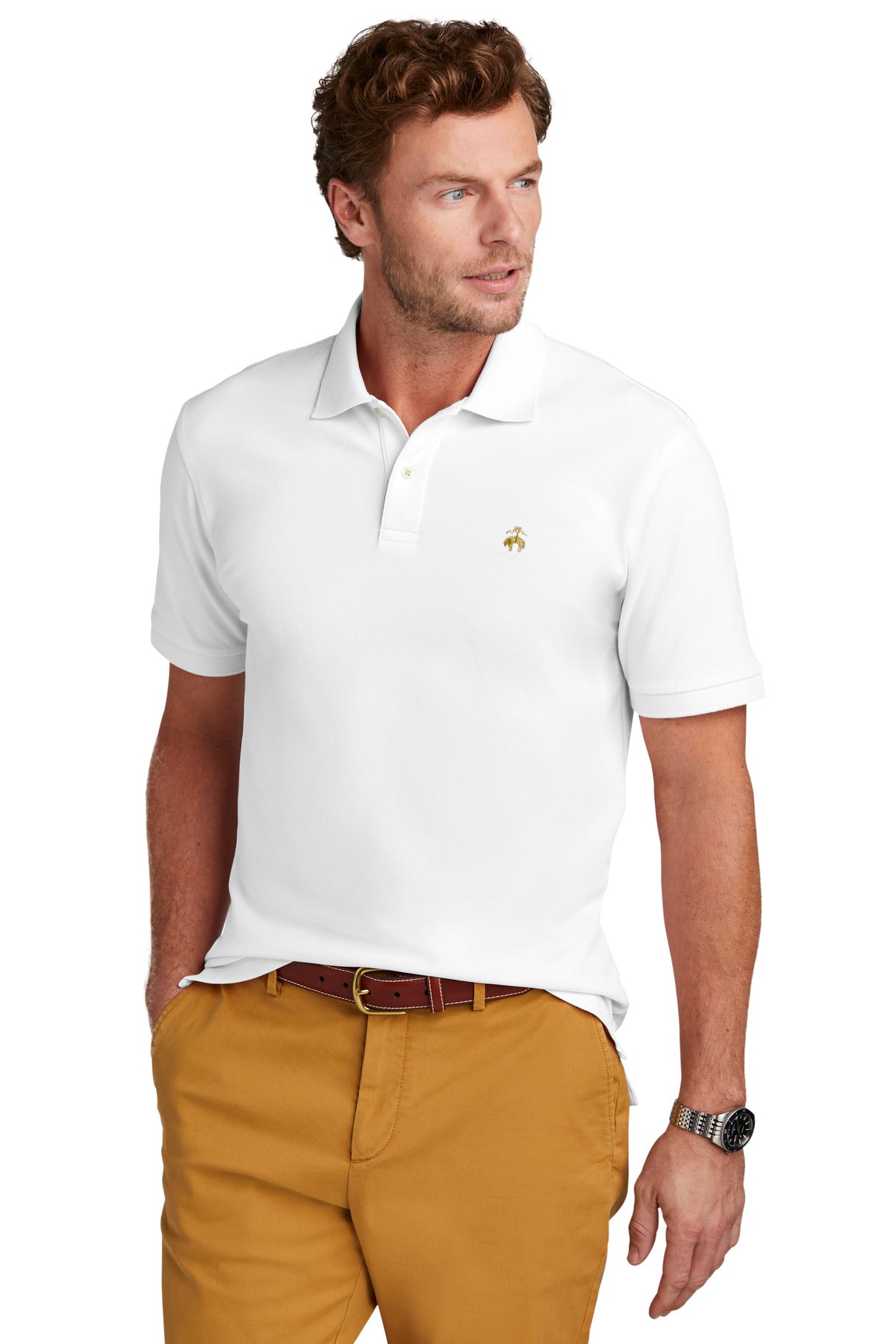 Polos/Knits White Brooks Brothers