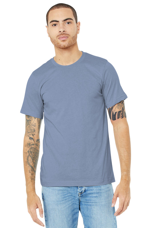 T-Shirts Heather Blue Bella + Canvas