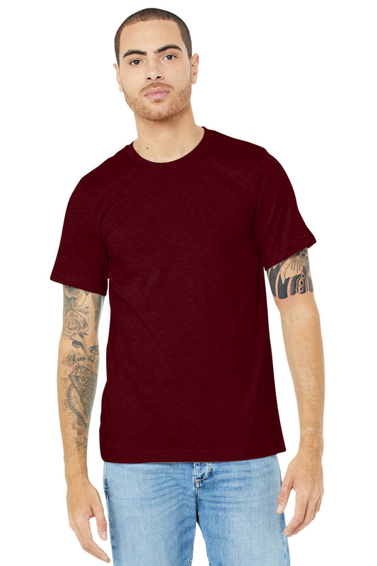 T-Shirts Heather Cardinal Bella + Canvas