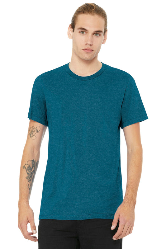T-Shirts Heather Deep Teal Bella + Canvas