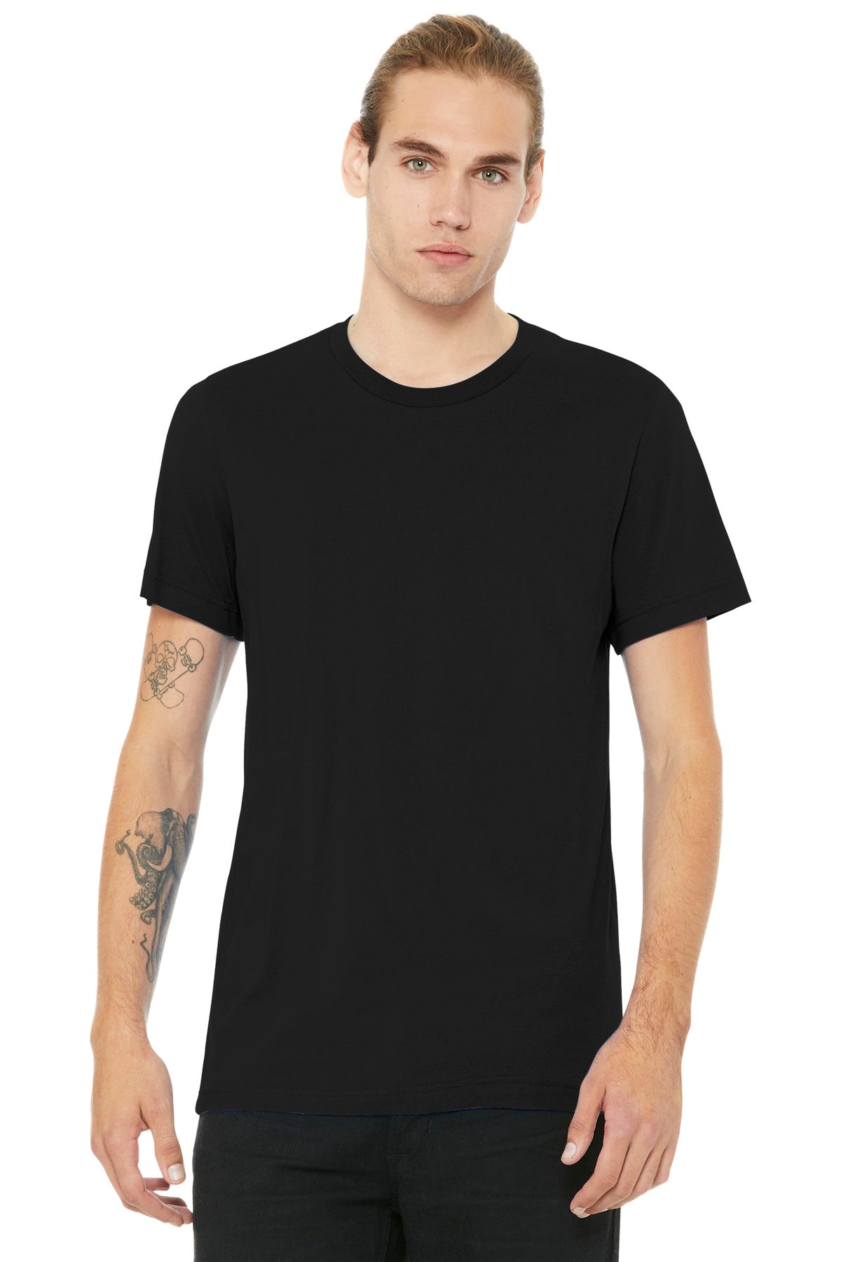 T-Shirts Solid Black Blend Bella + Canvas