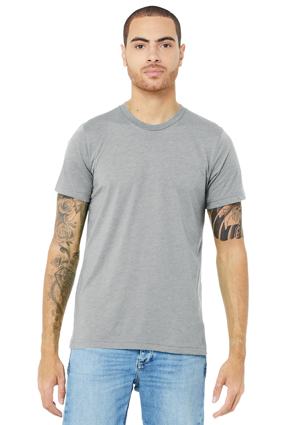 T-Shirts Athletic Grey Triblend Bella + Canvas