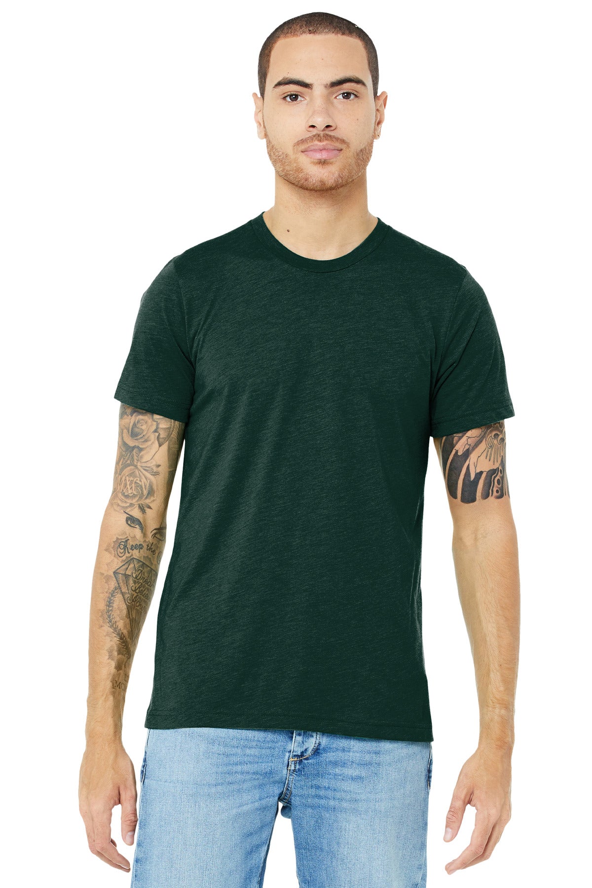 T-Shirts Emerald Triblend Bella + Canvas