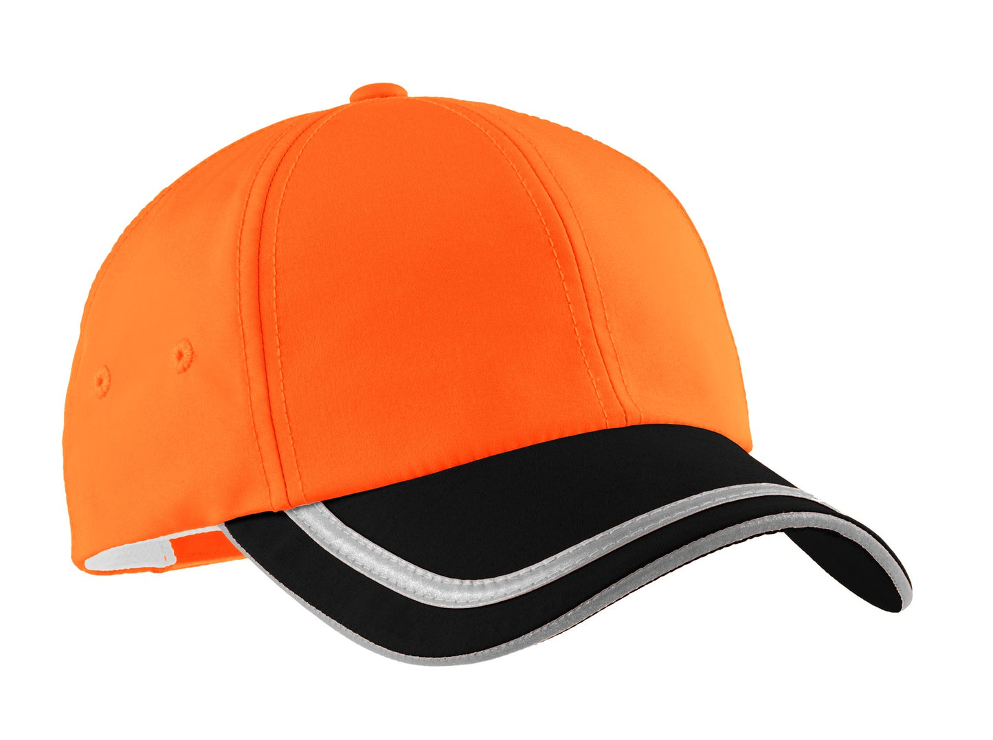 Caps Safety Orange/ Black OSFA Port Authority