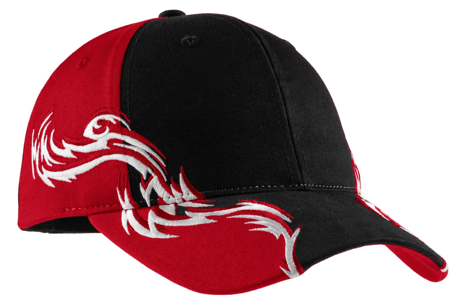 Caps Black/ Red/ White OSFA Port Authority