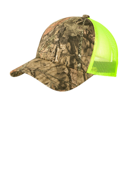 Caps Mossy Oak Break-Up Country/ Neon Yellow OSFA Port Authority