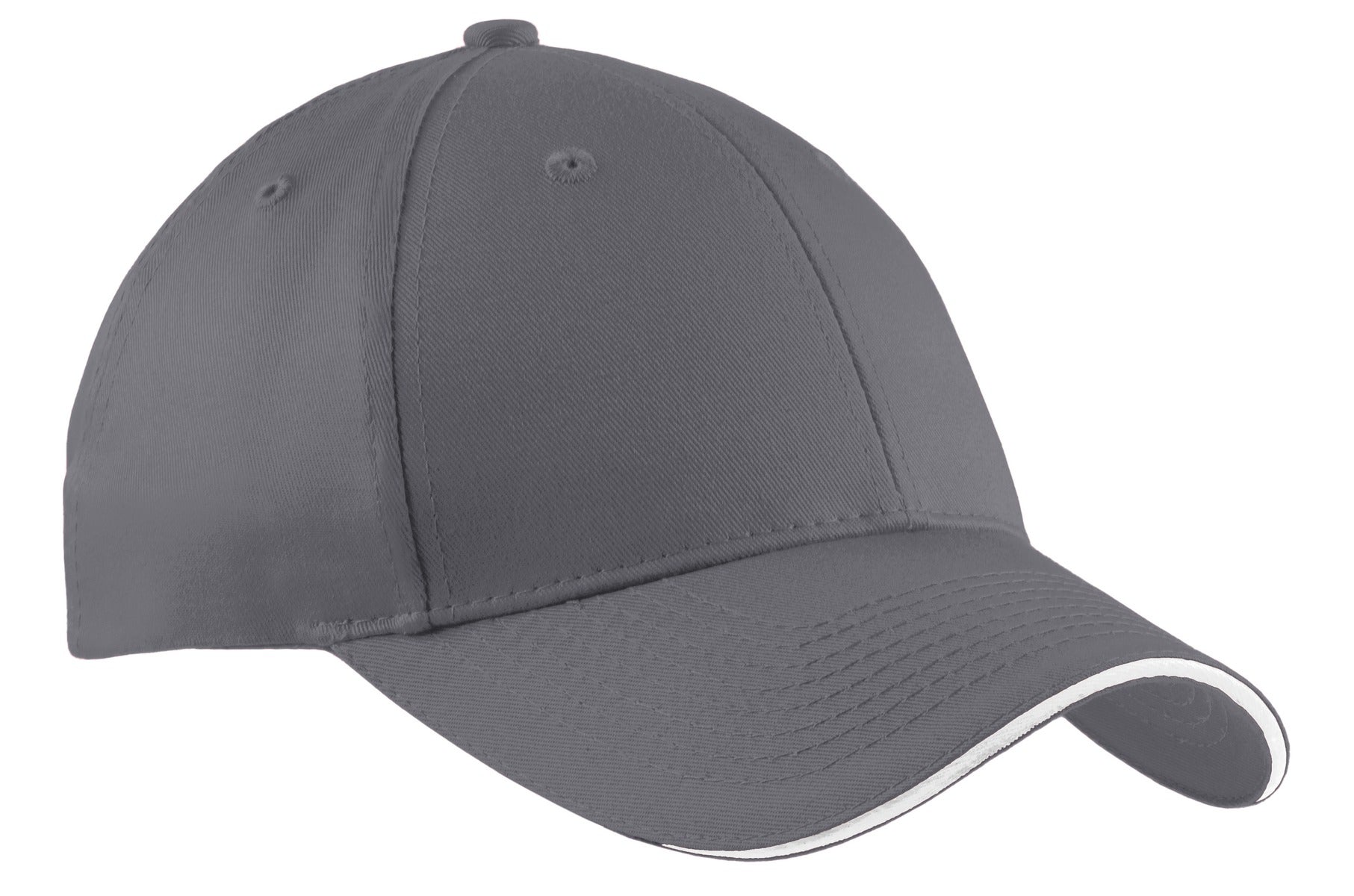 Caps Charcoal/ White OSFA Port & Company