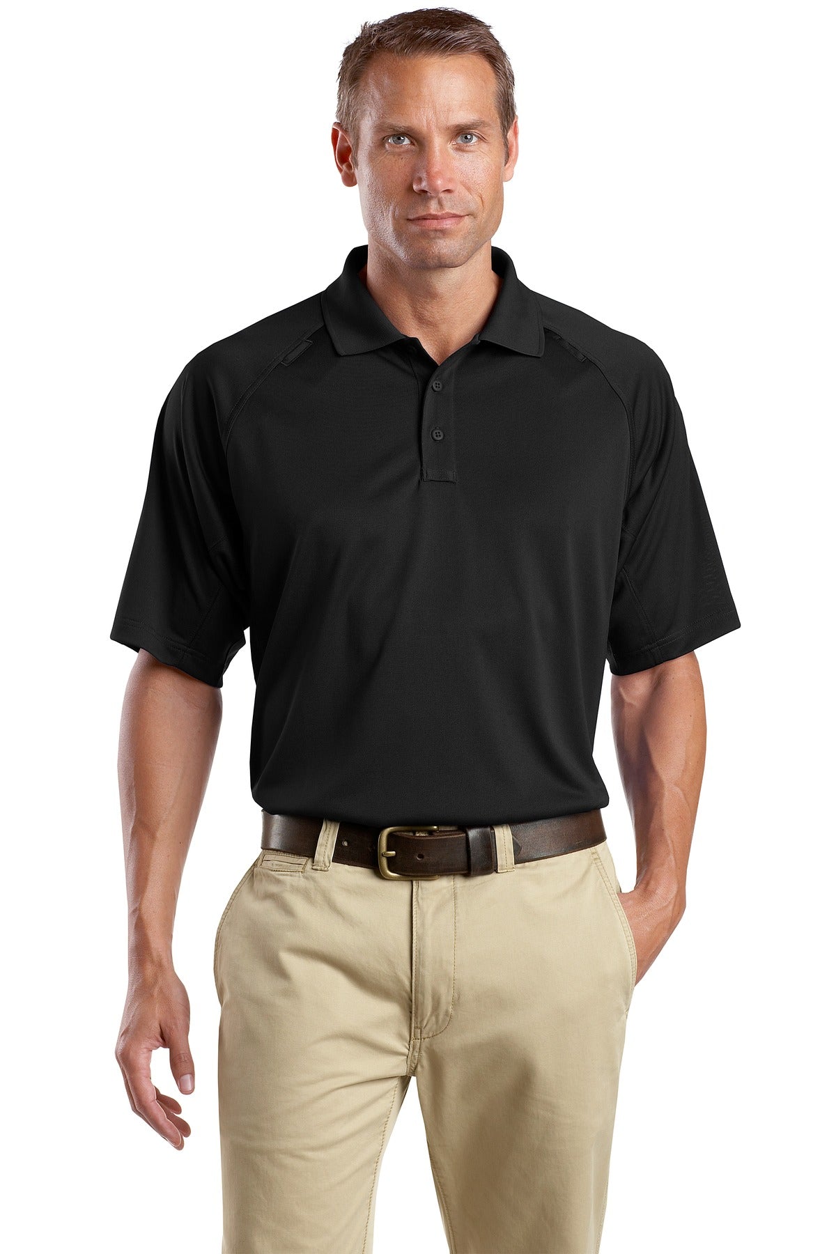 Polos/Knits Black CornerStone