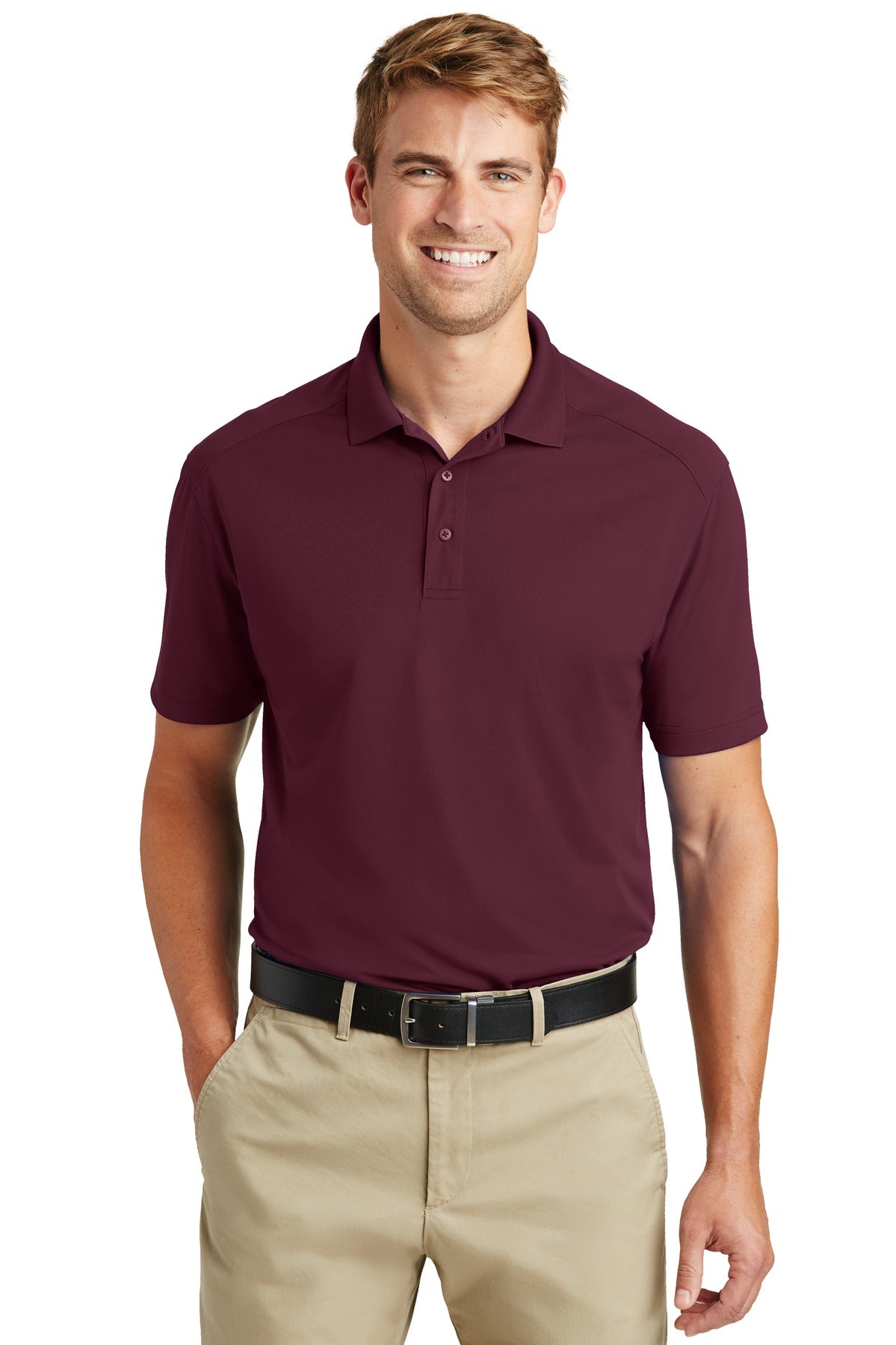 Polos/Knits Maroon CornerStone