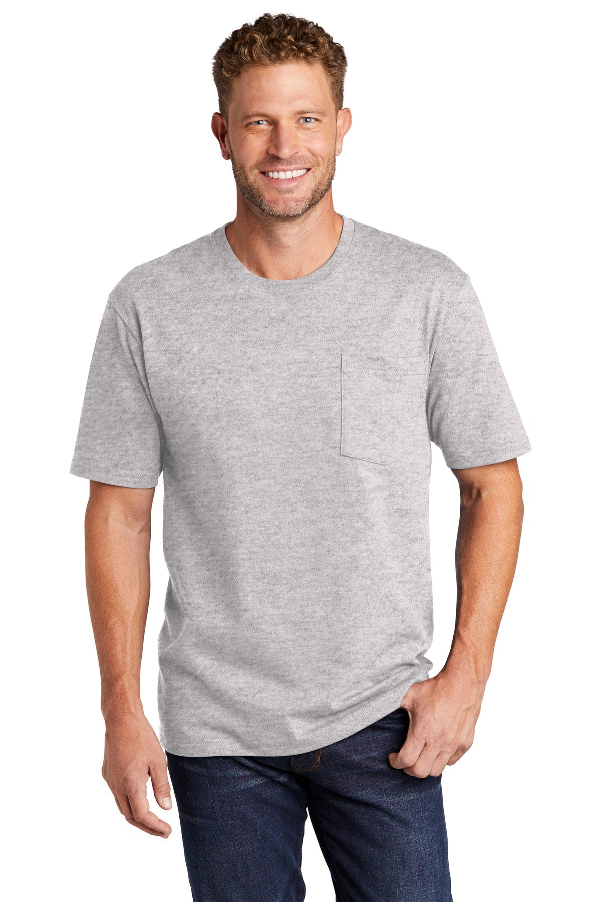 Polos/Knits Heather Grey CornerStone