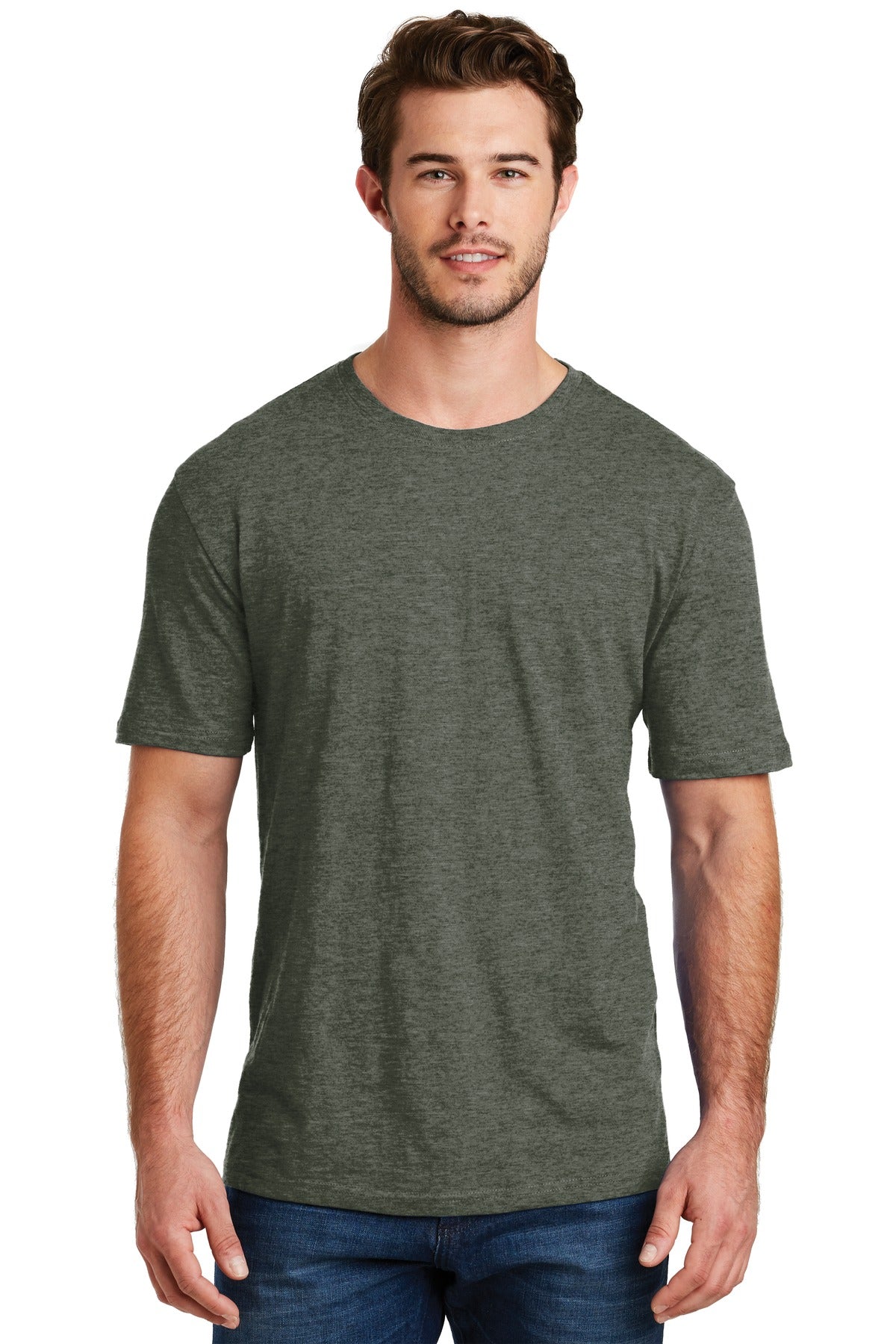 T-Shirts Heathered Olive District