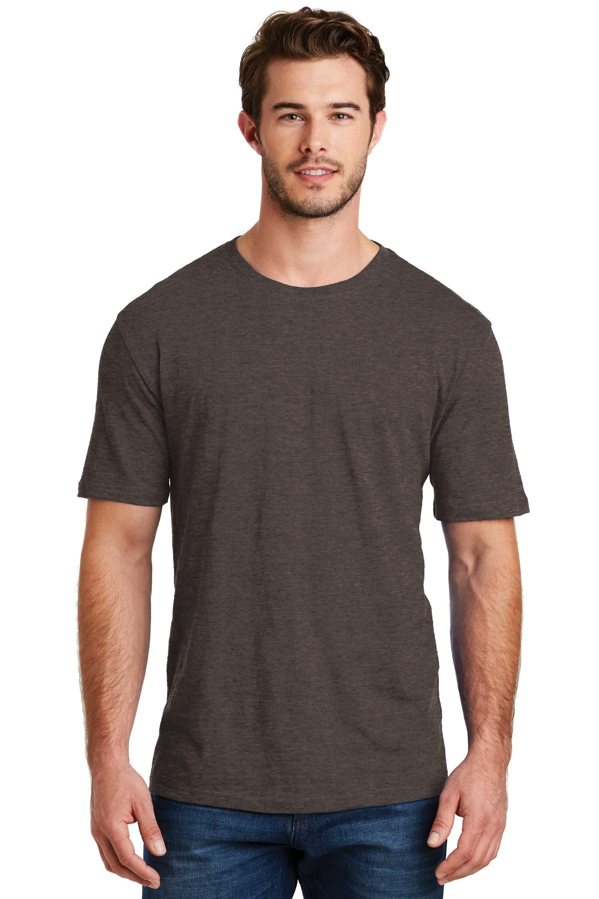 T-Shirts Heathered Brown District