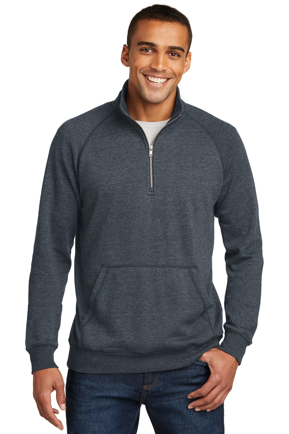 Sweatshirts/Fleece Heathered Navy District
