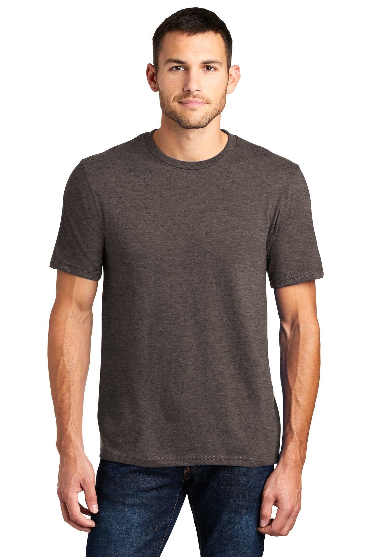 T-Shirts Heathered Brown District
