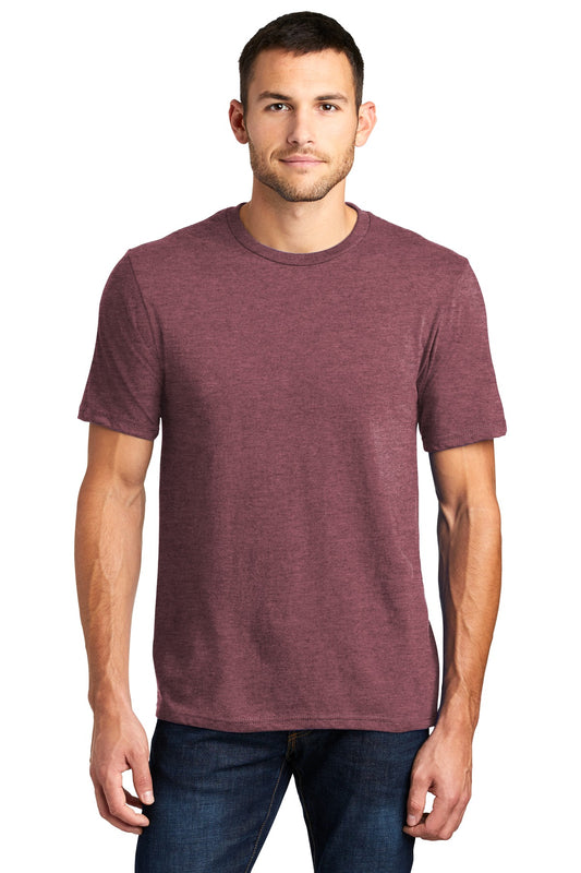 T-Shirts Heathered Cardinal District