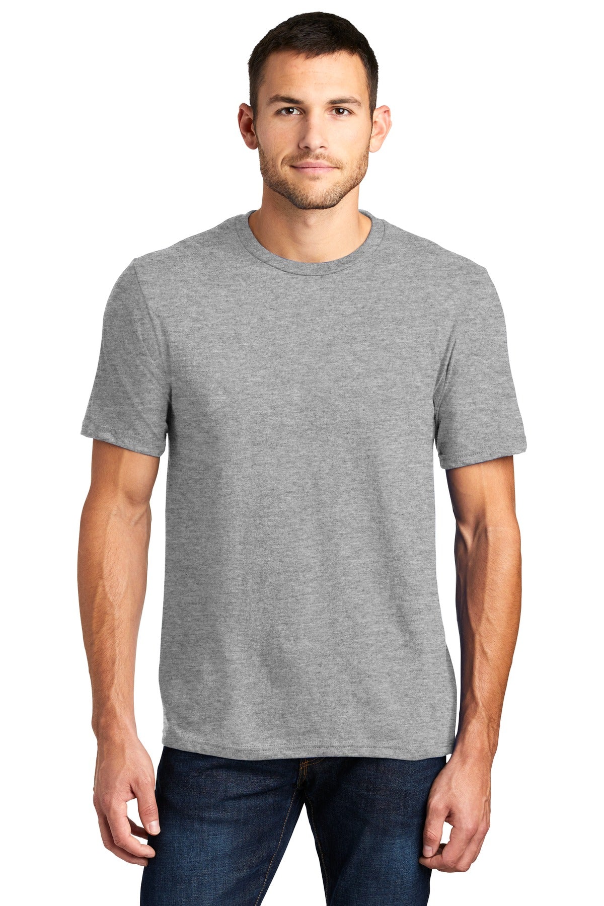 T-Shirts Light Heather Grey District