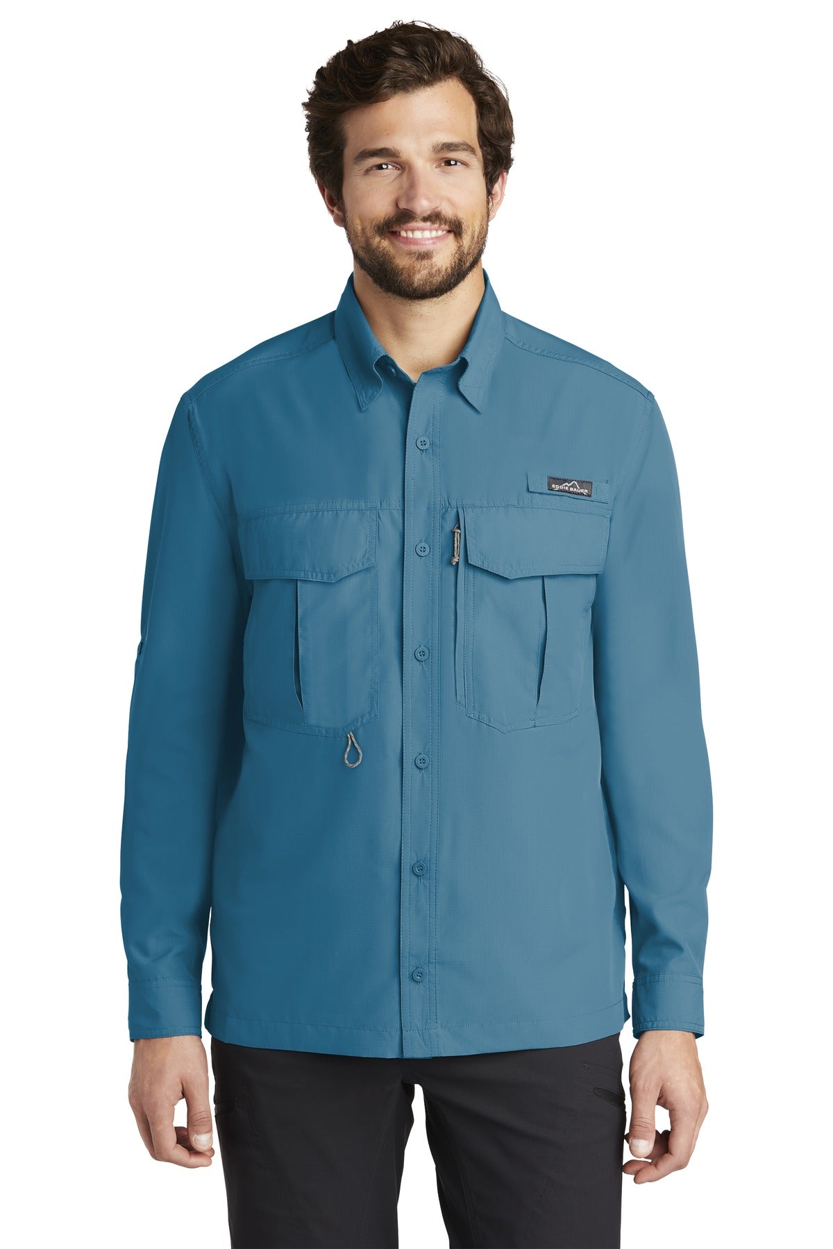 Woven Shirts Gulf Teal Eddie Bauer