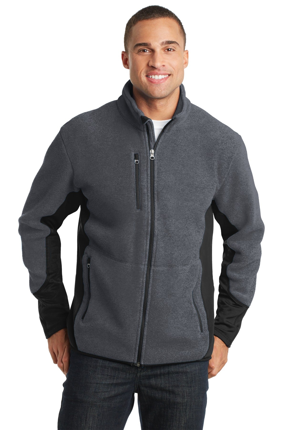 Outerwear Charcoal Heather/ Black Port Authority