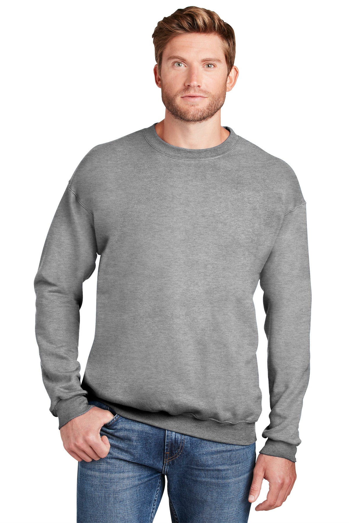 Sweatshirts/Fleece Light Steel* Hanes