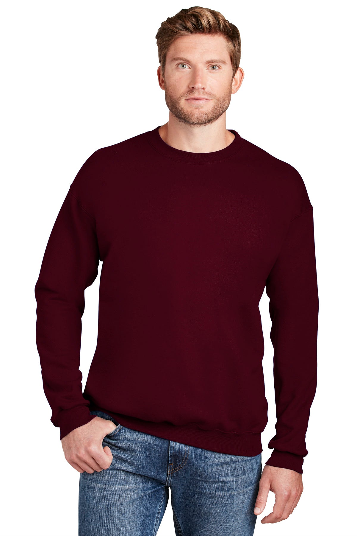 Sweatshirts/Fleece Maroon Hanes