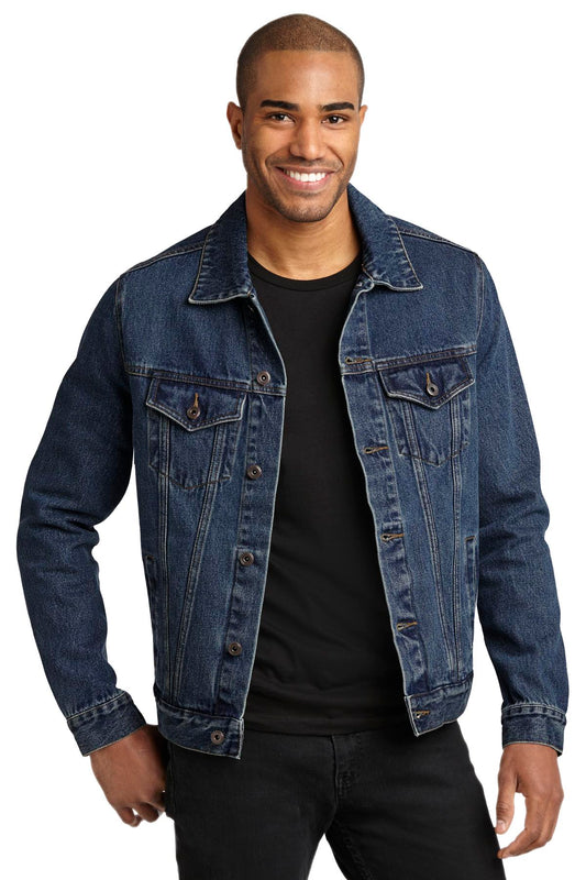Outerwear Denim Blue Port Authority