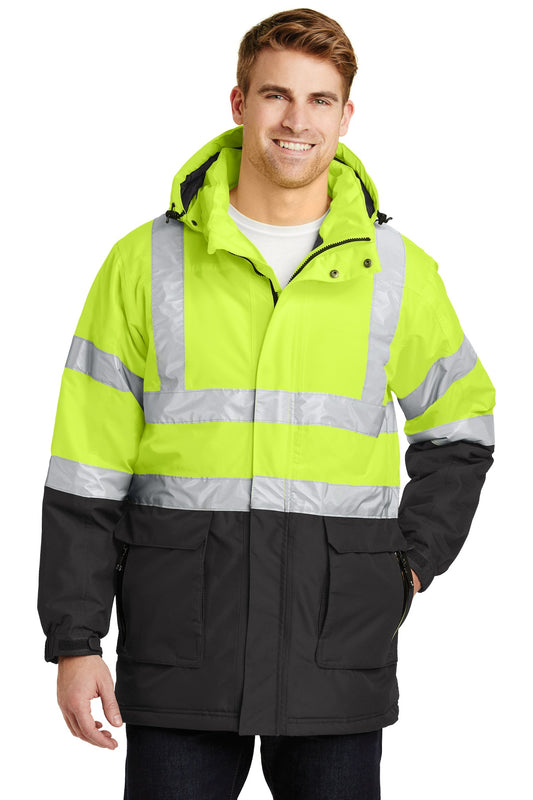 Outerwear Safety Yellow/ Black/ Reflective Port Authority