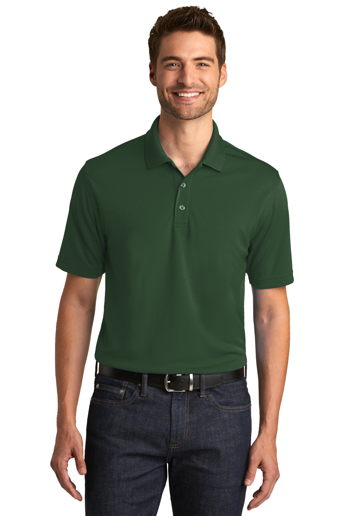 Polos/Knits Deep Forest Green Port Authority